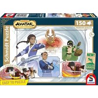 Schmidt 56555 - Avatar, Die vier Elemente, Puzzle mit Poster, 150 Teile aus NATPAX® Graspappe von Schmidt Spiele