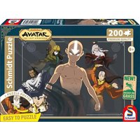 Schmidt 56556 - Avatar, Meister der Elemente, Puzzle mit Poster, 200 Teile aus NATPAX® Graspappe von Schmidt Spiele