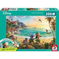 Schmidt 56557 - Disney, Lilo & Stitch, Puzzle mit Poster, 200 Teile aus NATPAX® Graspappe von Schmidt Spiele
