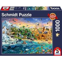 Schmidt 58324 - Die Welt der Tiere, Puzzle von Schmidt Spiele