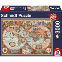 Schmidt 58328 - Antike Weltkarte, Puzzle von Schmidt Spiele