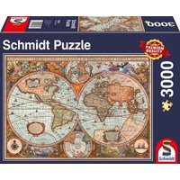 Schmidt 58328 - Antike Weltkarte, Puzzle Schmidt 58328 - Antike Weltkarte, Puzzle von Schmidt Spiele