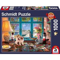 PU1000T. Am Puzzletisch von Schmidt Spiele