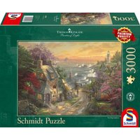 Schmidt 59482 - Dörfchen am Leuchtturm, Puzzle, Thomas Kinkade von Schmidt Spiele