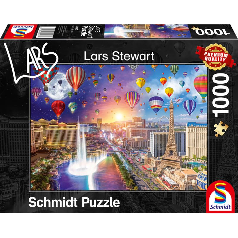 Schmidt Puzzle 1000 - Las Vegas, Night and Day (Puzzle) von Schmidt Spiele