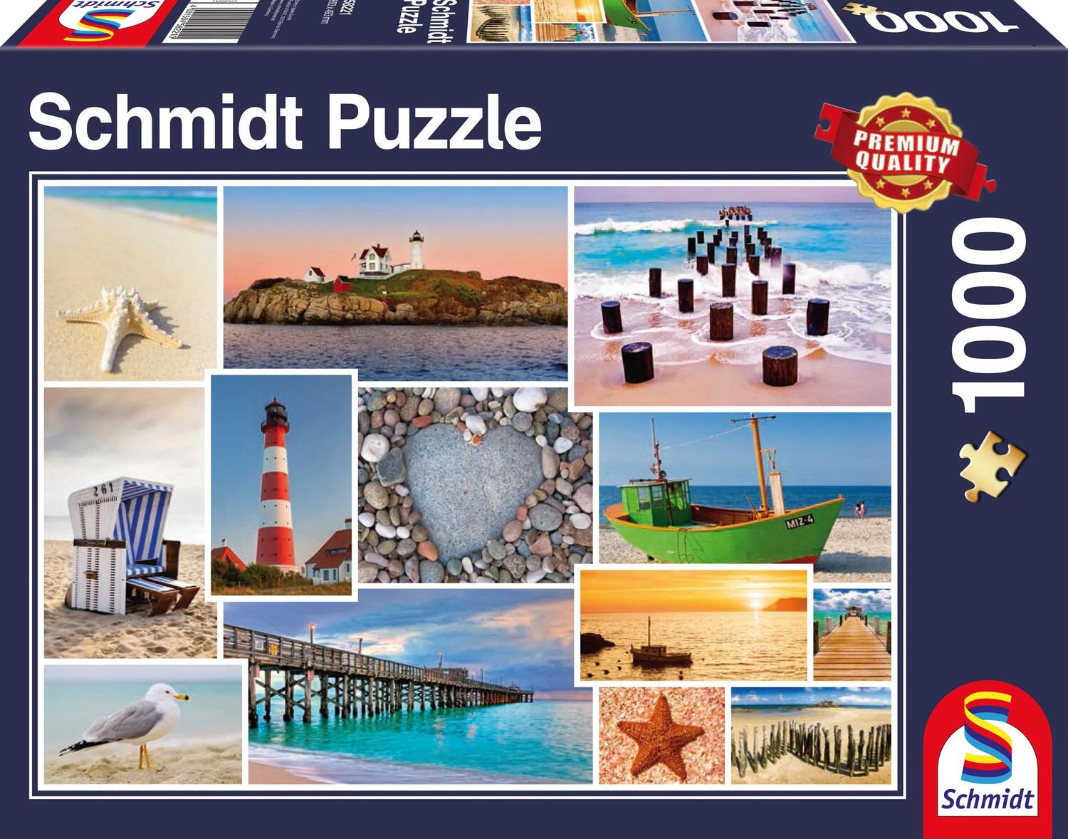Schmidt Puzzle 1000 Teile – Am Meer - von Schmidt Spiele