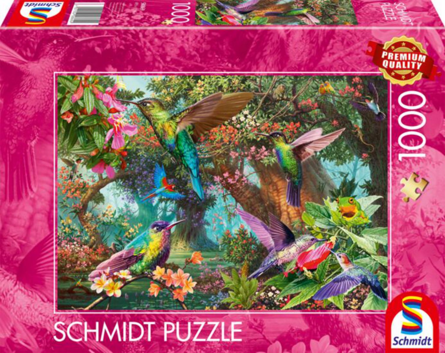 Schmidt Puzzle 1000 Teile - Farbenspiel der Kolibris - Schmidt Puzzle 1000 Teile - Farbenspiel der Kolibris - von Schmidt Spiele