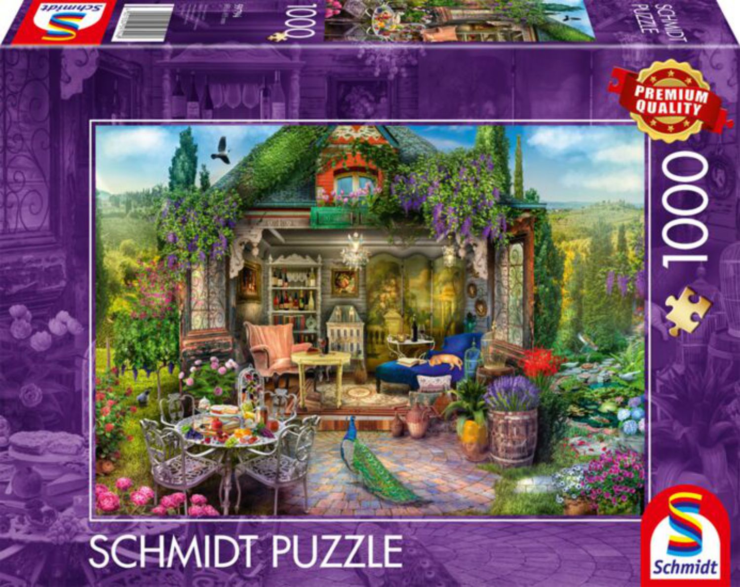Schmidt Puzzle 1000 Teile - Gartenhausglück in den Weinbergen - Schmidt Puzzle 1000 Teile - Gartenhausglück in den Weinbergen - von Schmidt Spiele