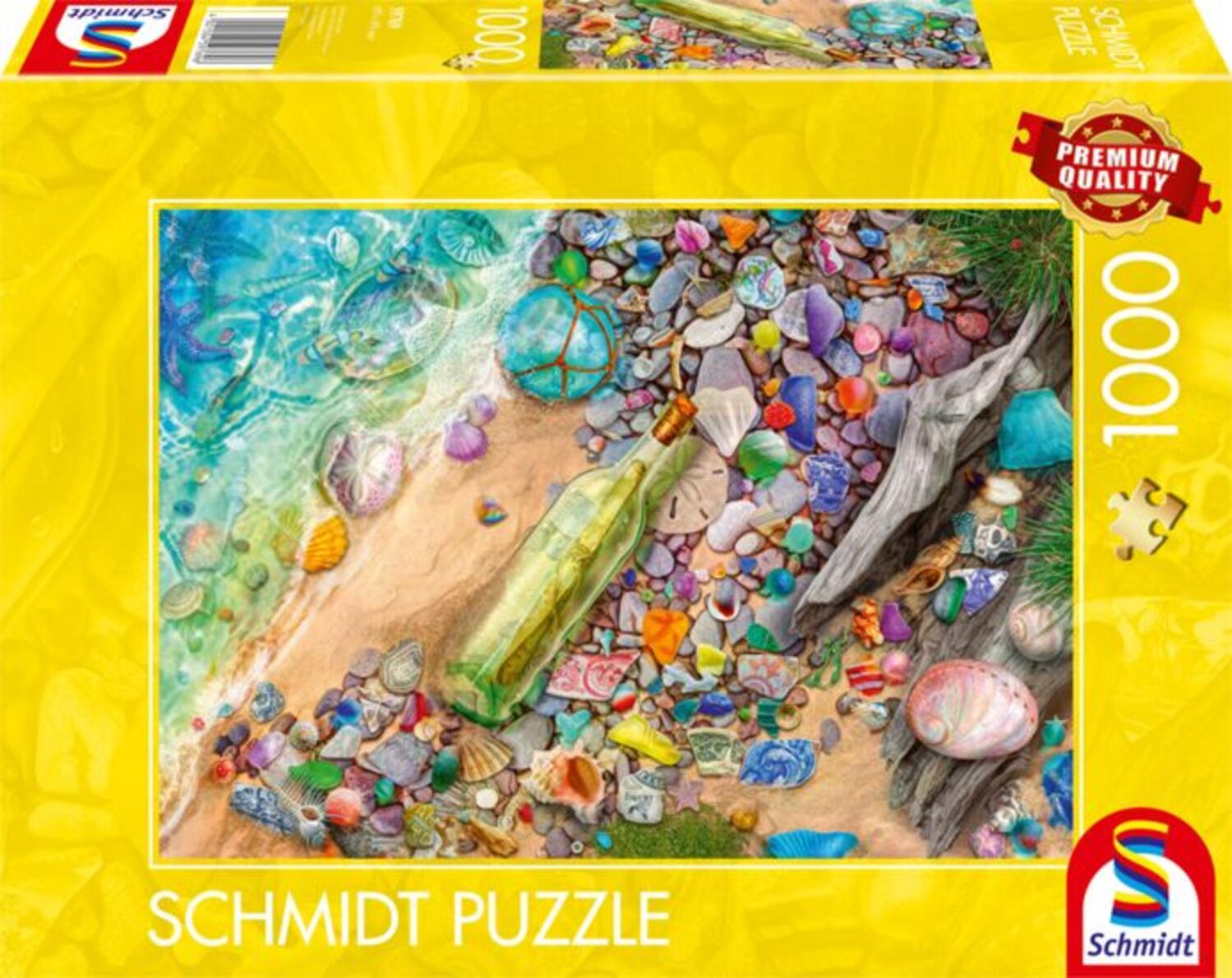 Schmidt Puzzle 1000 Teile – Leuchtendes Strandgut - Schmidt Puzzle 1000 Teile – Leuchtendes Strandgut - von Schmidt Spiele