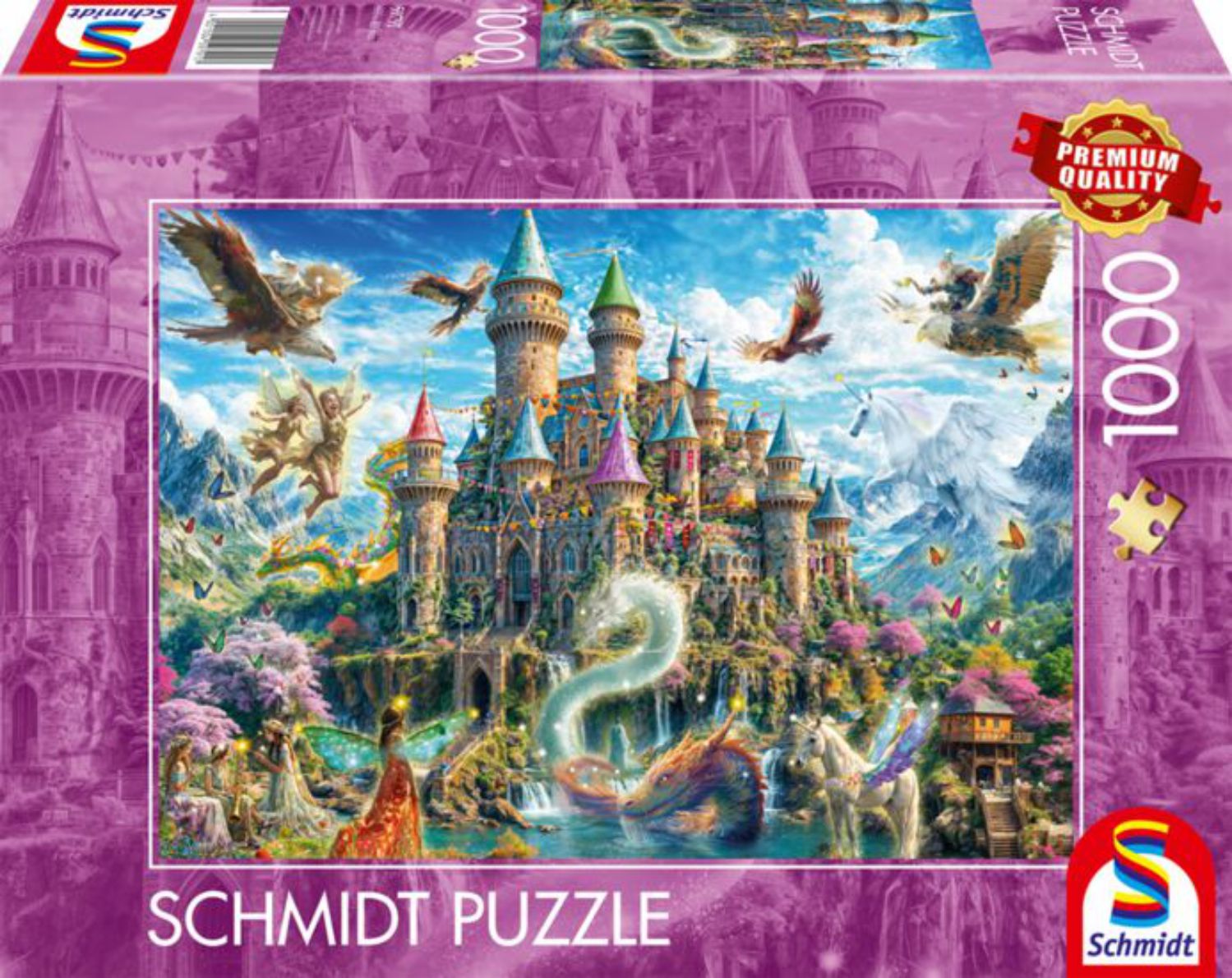 Schmidt Puzzle 1000 Teile - Märchenschloss im Reich der Fantasie - Schmidt Puzzle 1000 Teile - Märchenschloss im Reich der Fantasie - von Schmidt Spiele