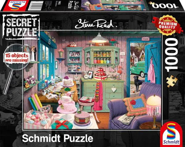 Schmidt Puzzle 1000 Teile - Secret Puzzle - Großmutters Stube - Schmidt Puzzle 1000 Teile - Secret Puzzle - Großmutters Stube - von Schmidt Spiele