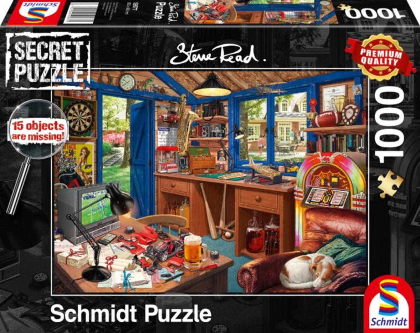 Schmidt Puzzle 1000 Teile - Secret Puzzle - Vaters Werkstatt - Schmidt Puzzle 1000 Teile - Secret Puzzle - Vaters Werkstatt - von Schmidt Spiele