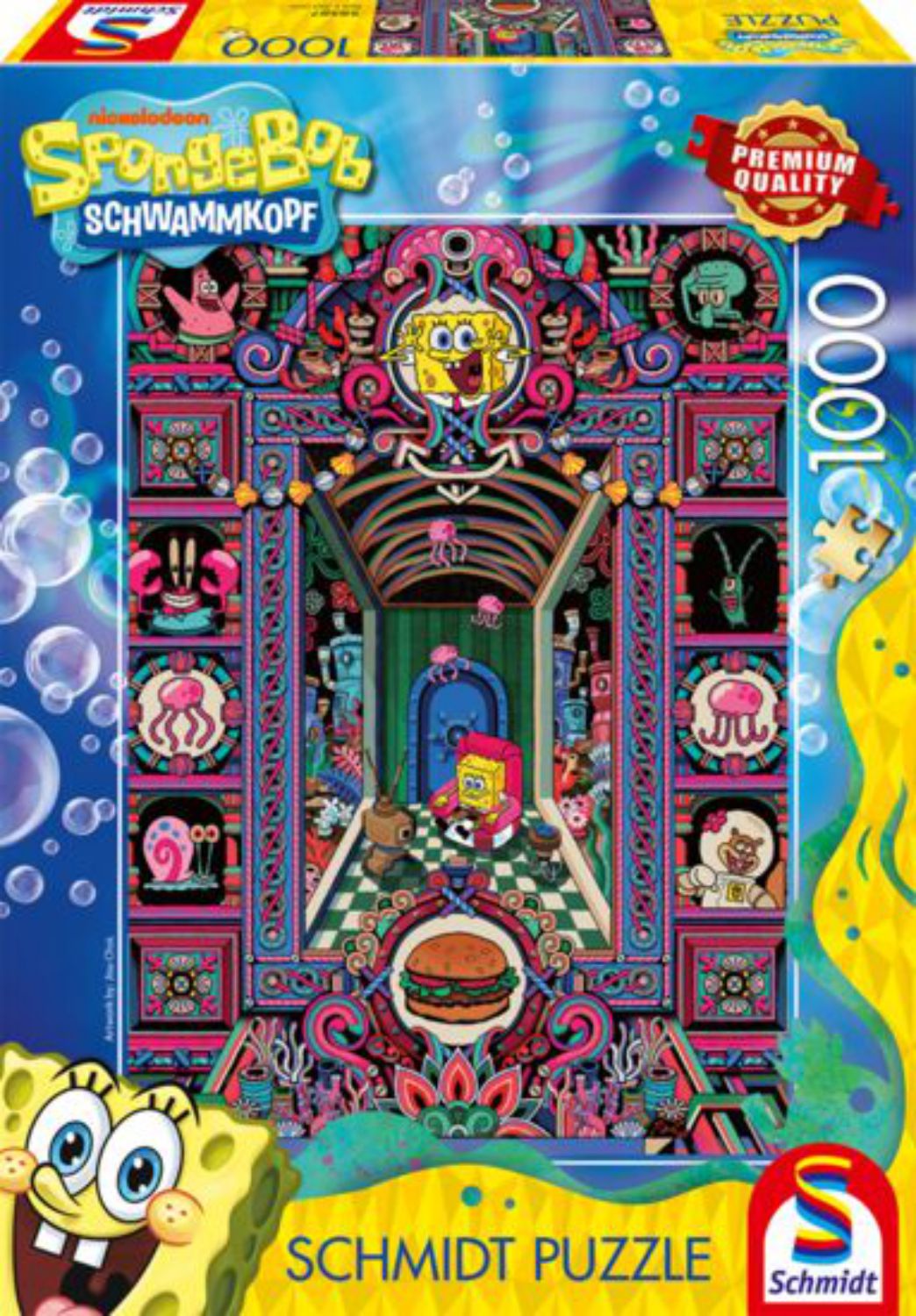 Schmidt Puzzle 1000 Teile - SpongeBobs verrückte Welt - Schmidt Puzzle 1000 Teile - SpongeBobs verrückte Welt - von Schmidt Spiele