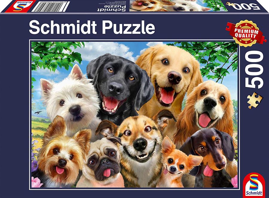 Schmidt Puzzle 500 Teile - Hunde-Selfie - Schmidt Puzzle 500 Teile - Hunde-Selfie - von Schmidt Spiele