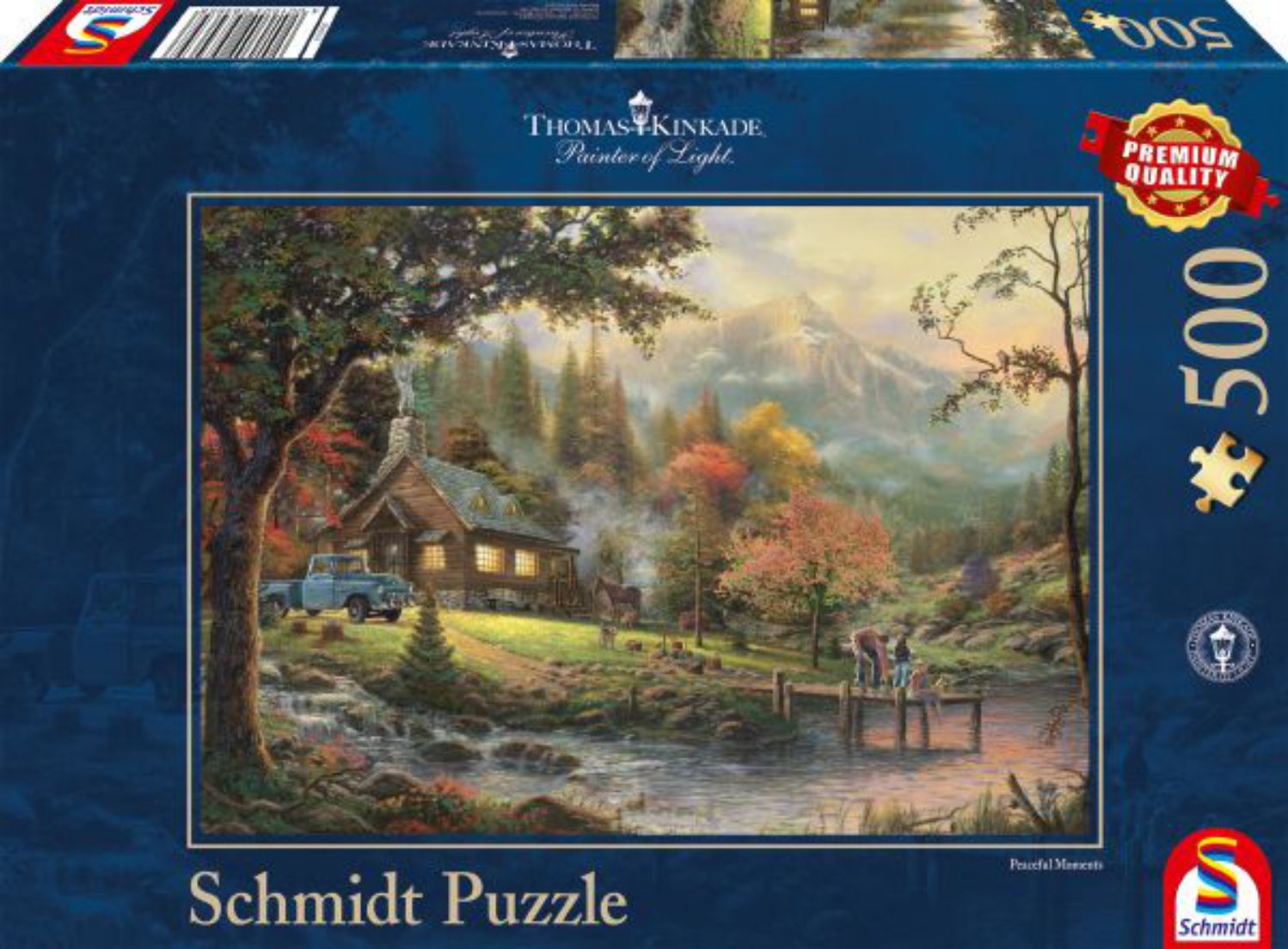 Schmidt Puzzle 500 Teile – Idylle am Fluß - von Schmidt Spiele