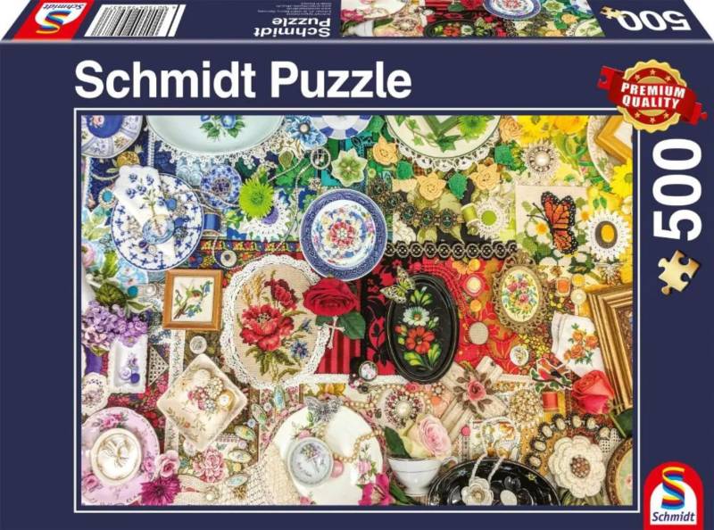 Schmidt Puzzle 500 Teile – Schmuckschätzchen - von Schmidt Spiele