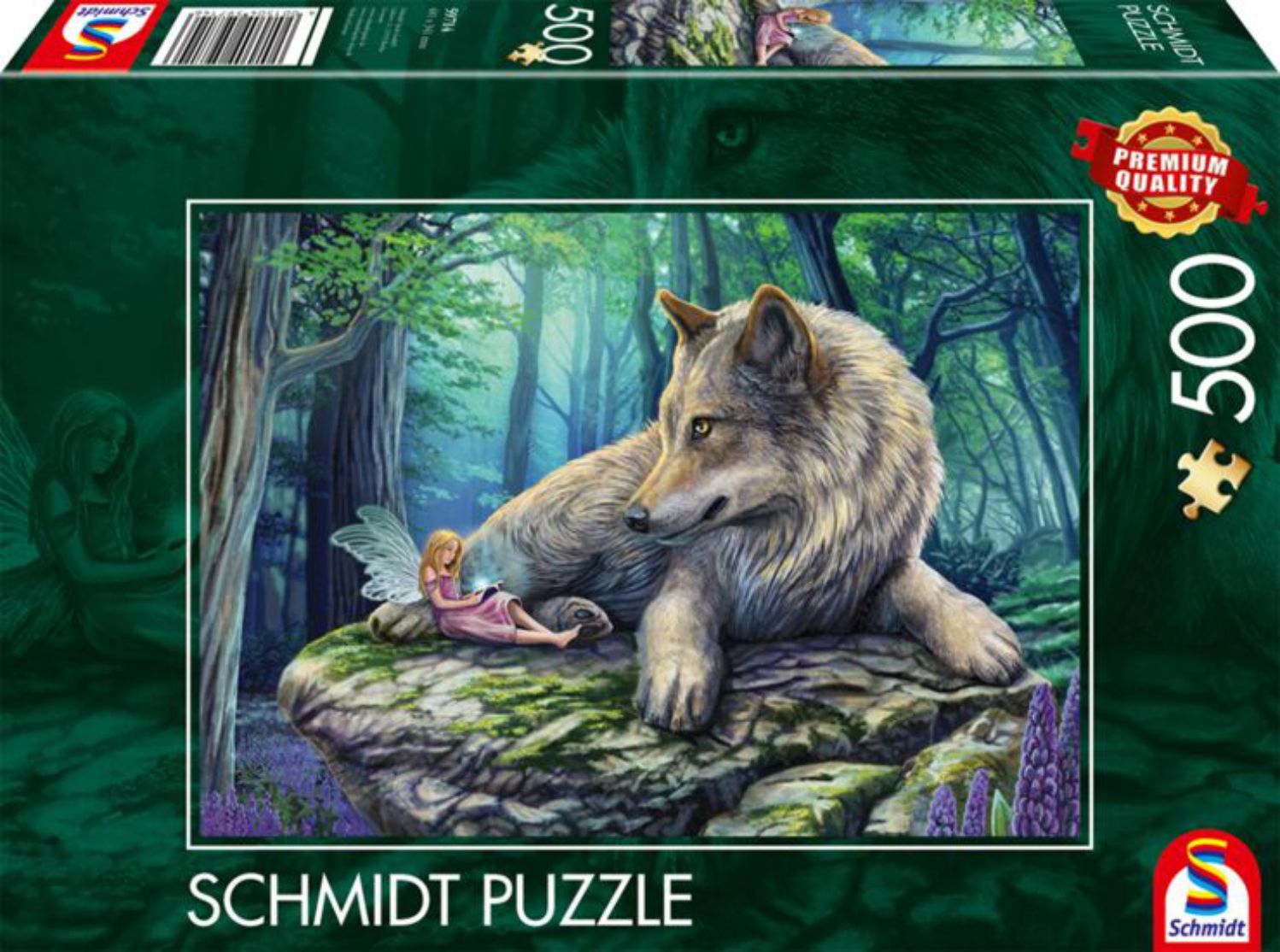 Schmidt Puzzle 500 Teile - Wolf und Elfe - Schmidt Puzzle 500 Teile - Wolf und Elfe - von Schmidt Spiele