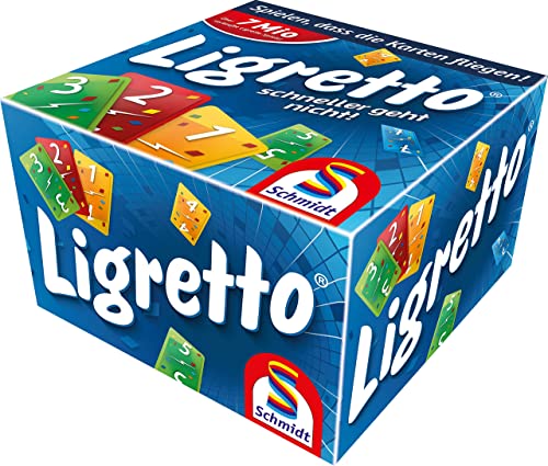 Schmidt Spiele 1101 Ligretto, blau, Kartenspiel von Schmidt Spiele