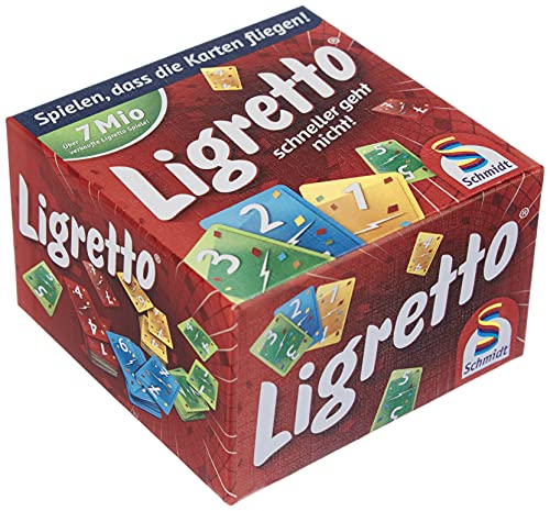 Schmidt Spiele 01301 - Ligretto rot, Kartenspiel von Schmidt Spiele