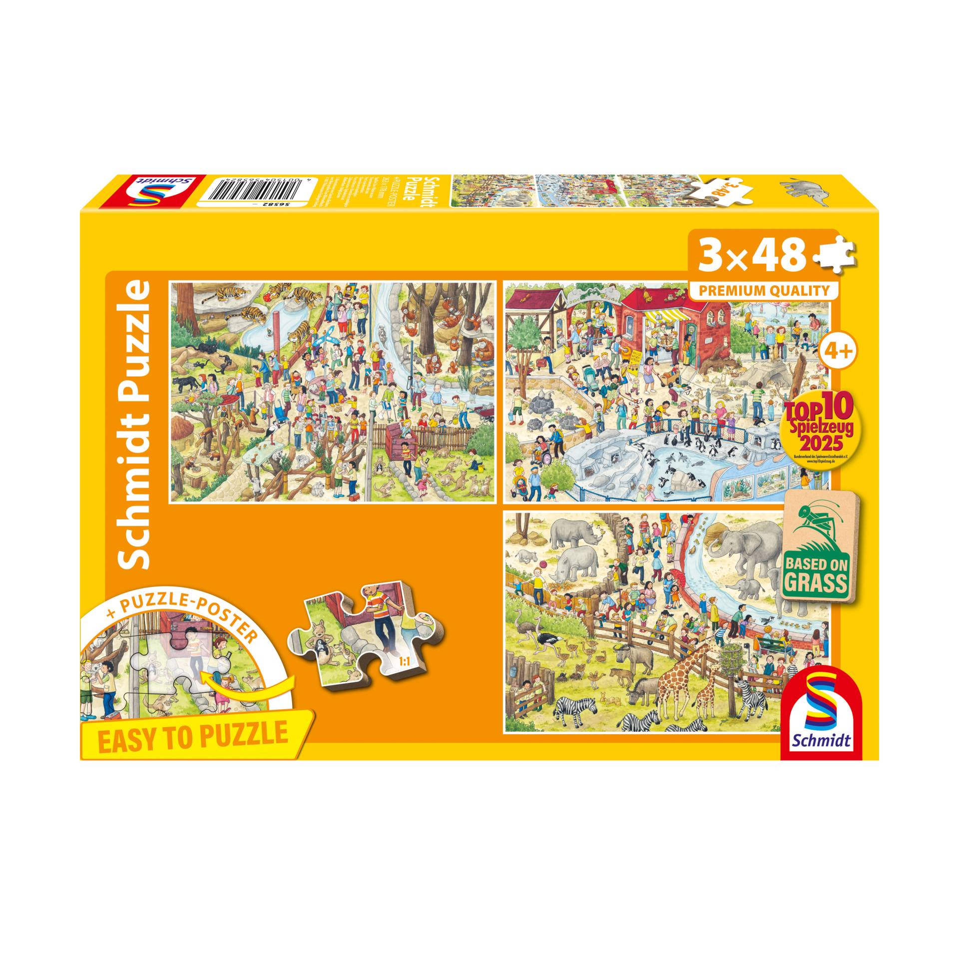 Schmidt Spiele 3 Puzzles - Plaisir au zoo 48 Teile Puzzle Schmidt-Spiele-56582 Schmidt Spiele 3 Puzzles - Plaisir au zoo 48 Teile Puzzle Schmidt-Spiele-56582 von Schmidt Spiele