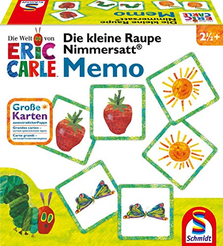 Schmidt Spiele 40455 Die Kleine Raupe Nimmersatt, Memo und Legespiel von Schmidt Spiele