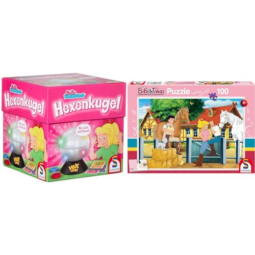 Schmidt Spiele 40458 Bibi Blocksberg Hexenkugel, Kinderspiel & 56187 Bibi und Tina, Auf dem Martinshof, 100 Teile Kinderpuzzle Schmidt Spiele 40458 Bibi Blocksberg Hexenkugel, Kinderspiel & 56187 Bibi und Tina, Auf dem Martinshof, 100 Teile Kinderpuzzle von Schmidt