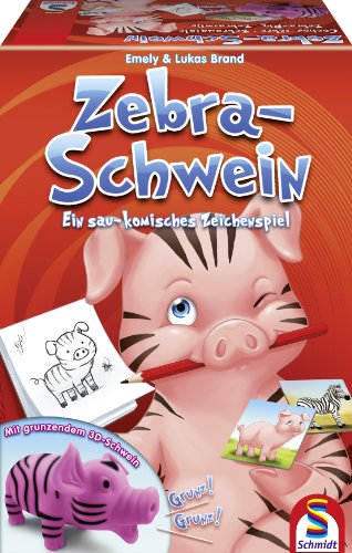 Schmidt Spiele 40513 - Zebra-Schwein. Ein sau-komisches Zeichenspiel von Schmidt Spiele