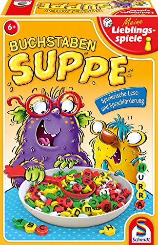 Schmidt Spiele 40533 Buchstabensuppe, Kinderspiel, bunt von Schmidt Spiele