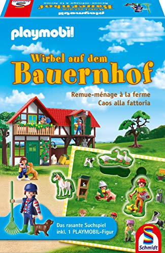 Schmidt Spiele 40593 Playmobil, Wirbel auf dem Bauernhof, Lernspiel, bunt von Schmidt Spiele