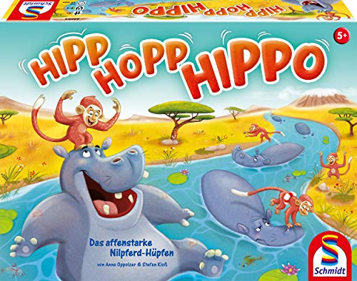 Schmidt Spiele 40594 Hipp HOPP Hippo, Laufspiel, Bunt von Schmidt Spiele