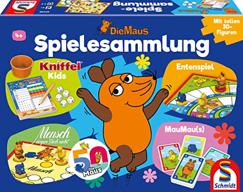 Schmidt Spiele 40598 Die Maus, Spielsammlung, Bunt von Schmidt Spiele