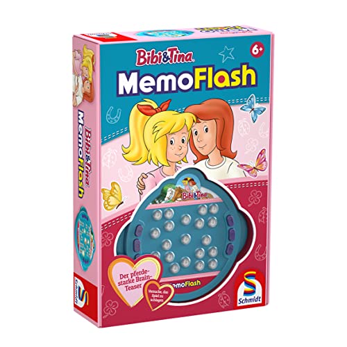 Schmidt Spiele 40616 Bibi und Tina, Memo Flash, Kinderspiel, bunt[Exklusiv bei Amazon] von Schmidt Spiele