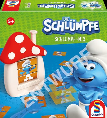 Schmidt Spiele 40622 Die Schlümpfe, Schlumpf Mix, Kinderspiel, Actionspiel von Schmidt Spiele