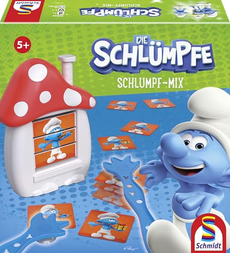 Schmidt Spiele 40622 Die Schlümpfe, Schlumpf Mix, Kinderspiel, Actionspiel von Schmidt Spiele