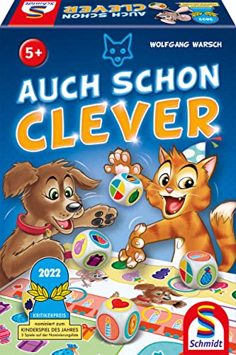 Schmidt Spiele 40625 Auch schon Clever, Würfelspiel für Kinder von Schmidt Spiele