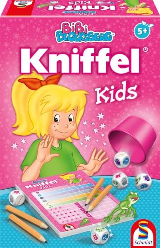 Schmidt Spiele 40641 Bibi Blocksberg, Kniffel Kids, Kinderspiel von Schmidt