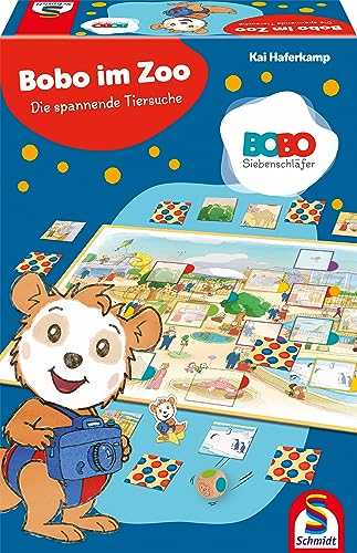 Schmidt Spiele 40648 Bobo Siebenschläfer, Im Zoo, Kinderspiel von Schmidt Spiele