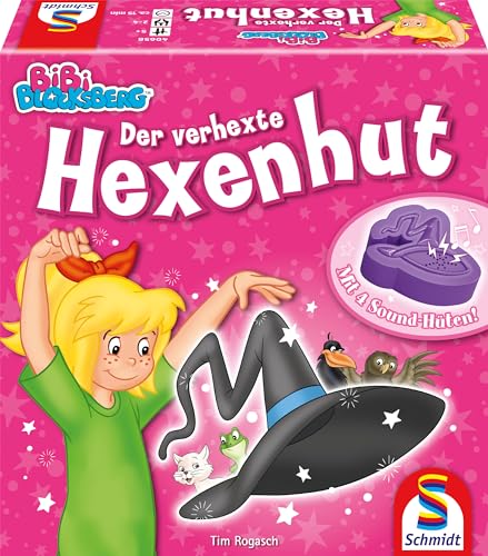 Schmidt Spiele 40658 Bibi Blocksberg, Der verhexte Hexenhut, Memo und Aktionsspiel, Kinderspiel von Schmidt Spiele