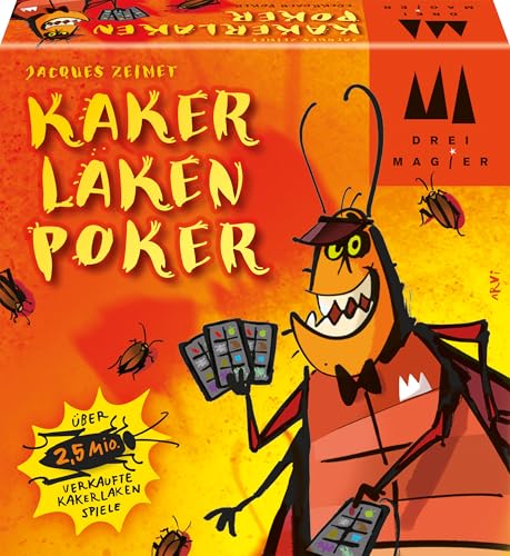 Schmidt Spiele 40829 Kakerlakenpoker, Drei Magier Kartenspiel von Schmidt Spiele