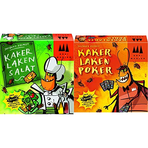 Schmidt Spiele 40839 Kakerlakensalat, DREI Magier Kartenspiel & 40829 Kakerlakenpoker, DREI Magier Kartenspiel von Schmidt Spiele