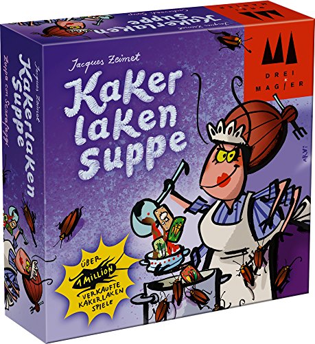 Schmidt Spiele 40843 Kakerlakensuppe, Drei Magier Kartenspiel von Schmidt Spiele