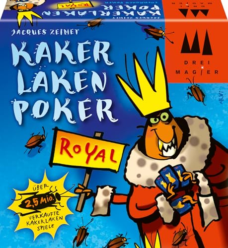 Schmidt Spiele 40866 Kakerlakenpoker Royal, Drei Magier Kartenspiel von Schmidt Spiele