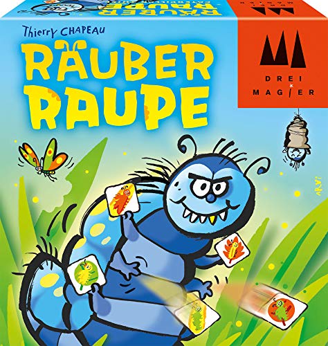 Schmidt Spiele 40886 Räuber Raupe, DREI Magier Kartenspiel, bunt von Schmidt Spiele