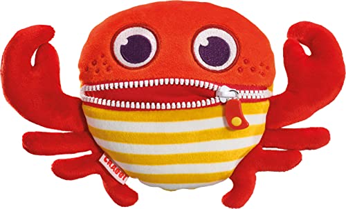 Schmidt Spiele 42639 Worry Eaters Sorgenfresser Crabbi, 23,5 cm Plüsch, Edition AHOI, Bunt, STK von Schmidt