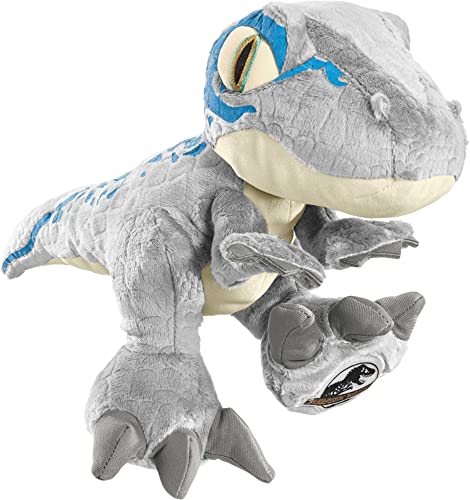 Schmidt Spiele 42753 Jurassic World Kuscheltier, 30 cm, Blau von Schmidt Spiele