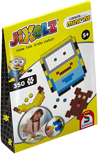 Schmidt Spiele 46107 Jixelz, Minions, 350 Teile, Kinder-Bastelsets, Kinderpuzzle von Schmidt Spiele