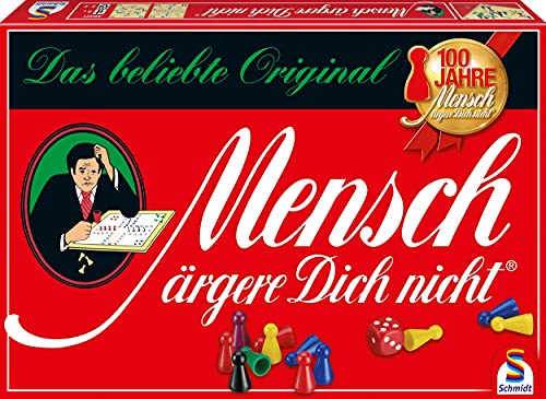 Schmidt Spiele 49021 Mensch ärgere Dich Nicht, Standardausgabe, Würfelspiel von Schmidt Spiele