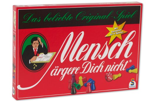 Schmidt Spiele 49021 Mensch ärgere Dich Nicht, Standardausgabe, Würfelspiel von Schmidt Spiele