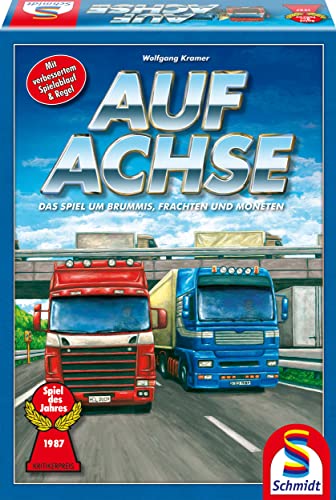 Schmidt Spiele 49090 - Auf Achse, Spiel des Jahres 1987, Blau von Schmidt
