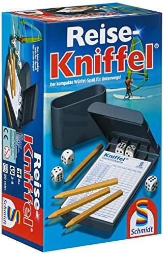 Schmidt Spiele 49091 Reise-Kniffel mit Zusatzblock, bunt von Schmidt Spiele